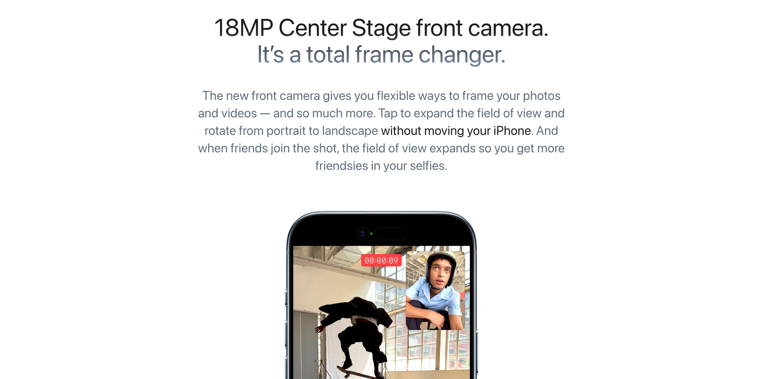 دوربین سلفی آیفون ایر